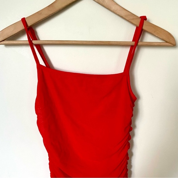 Revolve BY THE WAY Milani Ruched Maxi Dress in Red Size Extra Small - Picture 3 of 8